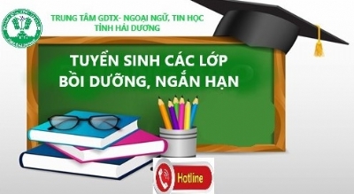 THÔNG BÁO TUYỂN SINH CÁC LỚP NGẮN HẠN, BỒI DƯỠNG THÁNG 7 NĂM 2021